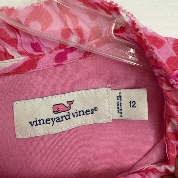 Vineyard Vines Pink Geometric Dress - Picture 8 of 9